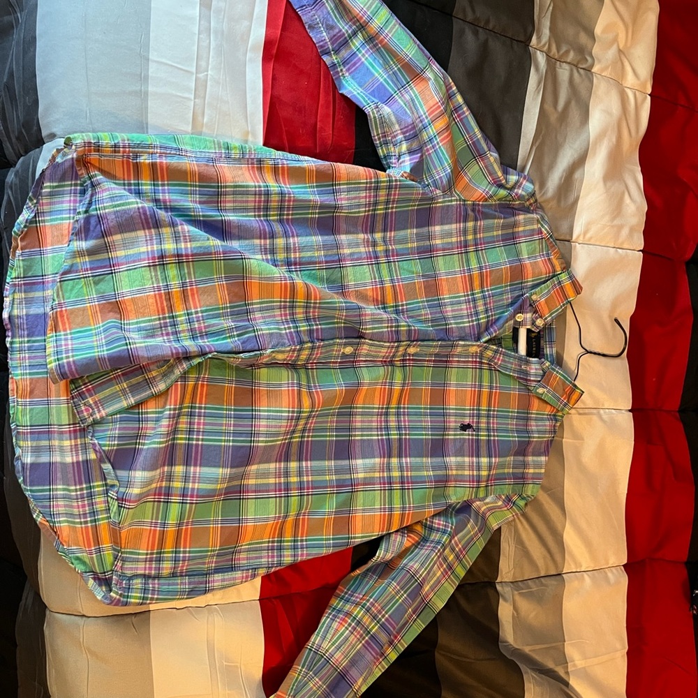 polo ralph lauren plaid button up